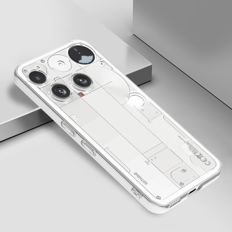 Non-Yellow Clear Soft Accessories TPU Case for Nothing Phone 3 5G 3A Pro 2a Plus CMF 2 1 Phone3 Phone3a Covers