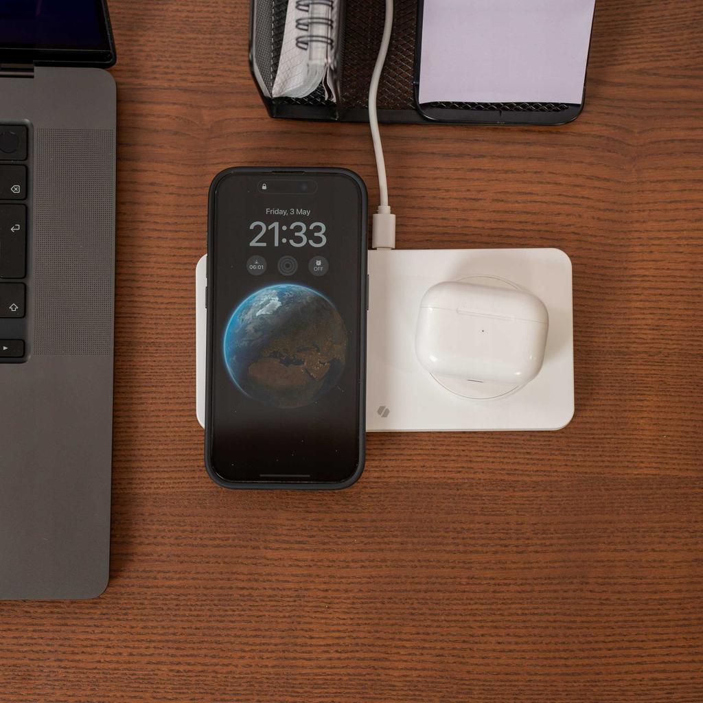 Sc Wireless Dual Charger Magcharge Wm3W White