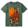 Octozilla Dotonbori Drunken Octopus Funny Horror T Shirts Unisexs Women Japanese Oversized Cotton Short Sleeve TShirts Streetwear