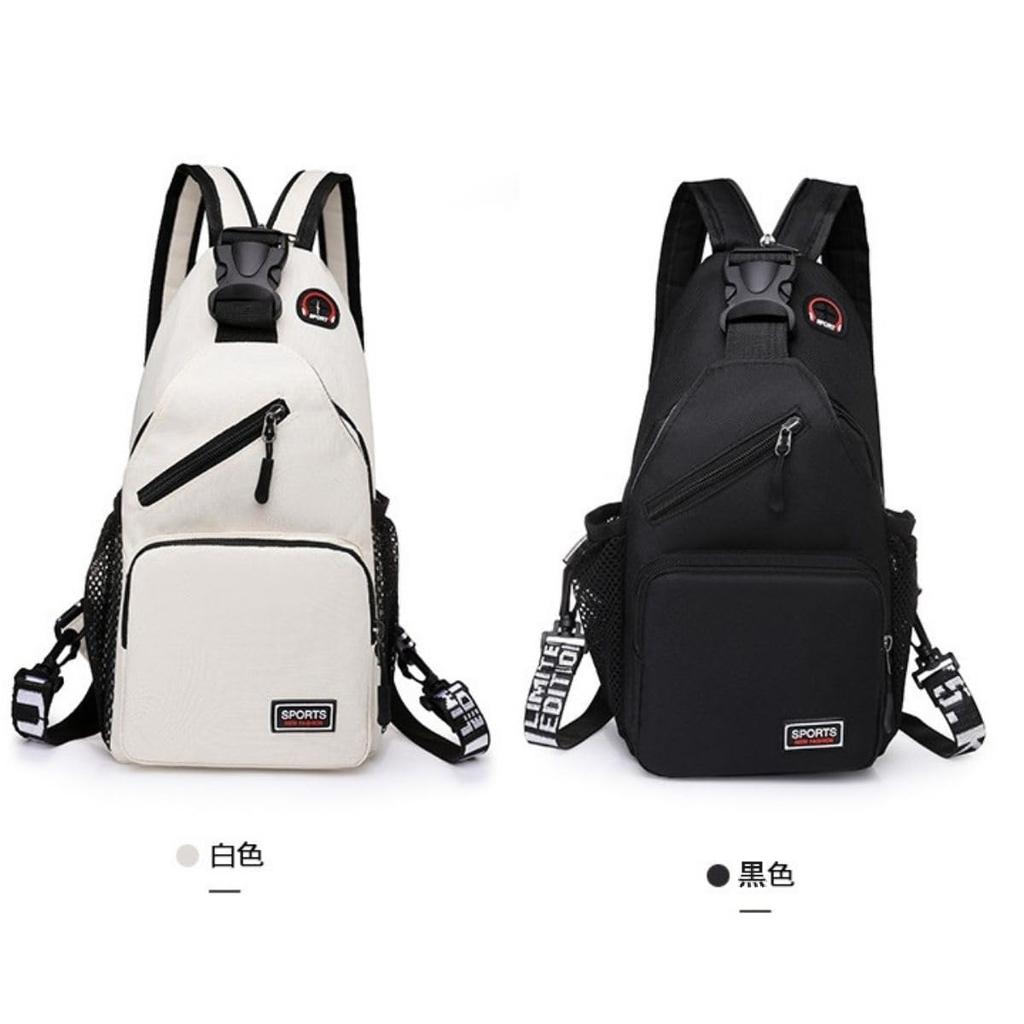 Body Korean Separate Shoulder Oxford Cloth Fuji-cellar 3-Way Bag, Design, Straps, Crossbody/Shoulder Bag, Backpack, (Black)