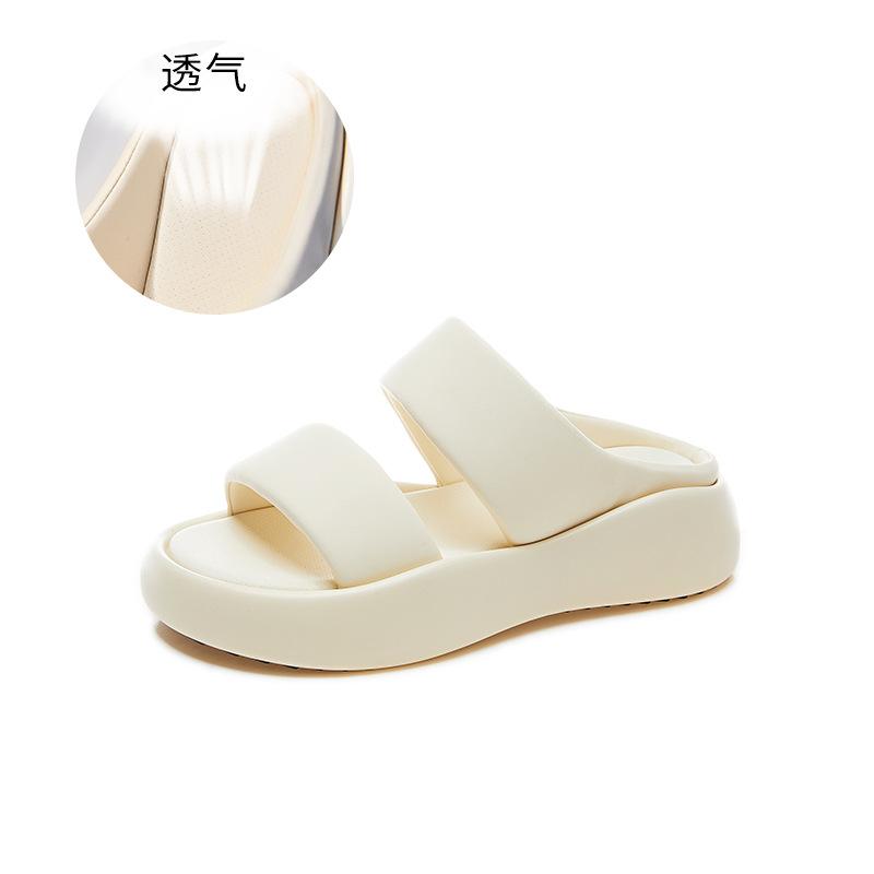 Slippers Women's 2025 Summer New Women's Cloud Beach Slippers Women's Casual Women's Wear Half