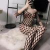 Sexiest Body Suit Mesh Bodystockings For Women Sexy transparent Crotchless Fishnet Bodysuits Female Underwear Erotic Lingerie