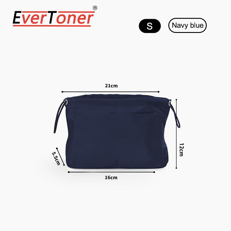 

EverToner Polyester Purse Orgainzer Insert for HandBag Inner Liner Orgainzer Bag With Zipper Handmade Cosmetic Storage Bag