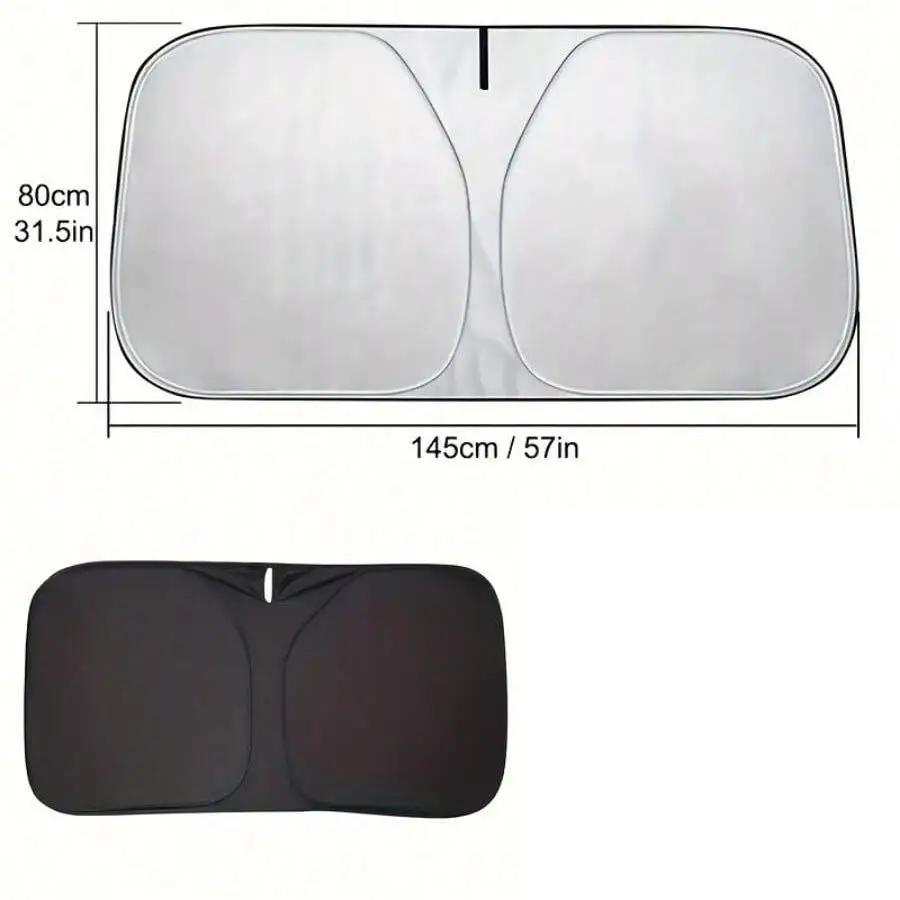 Car Front Windshield Sun Protection and Heat Insulation Sunshade, Car Front Windshield Sunshade Cloth