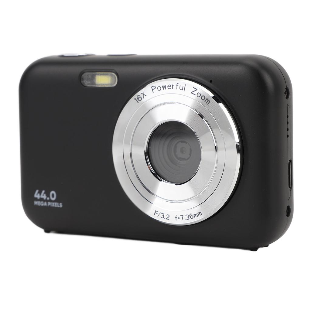 1080P Digital Camera 2.4inch Screen 16X Digital Zoom Portable 44MP Point and Shoot Camera for Teens Students Beginner