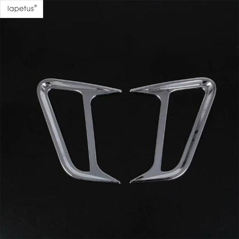 Autoblinker Lampen Rahmen Dekoratives Pailletten Abdeckung Zierleiste Für Hyundai Kona 2018 ABS Chrom Zubehör Außen