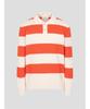 Binpolmen Rugby Stripe Collared Neck Knit Orange (Bc5251C078)