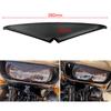 Motorcycle Headlight Trim Decoration Upper Tip Cover Visor Accent Headlamp Eyebrow Eyelid Sticker For Harley Road CVO Glides