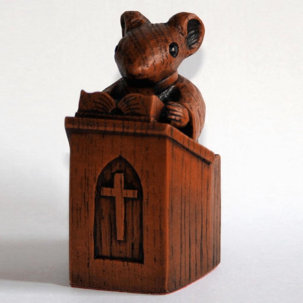 EasterDecorations Church Mouse Decor Spring Figurines  Spring Decorations Church Mouse Decor Resin Easter Gift Tabletop Ornament For