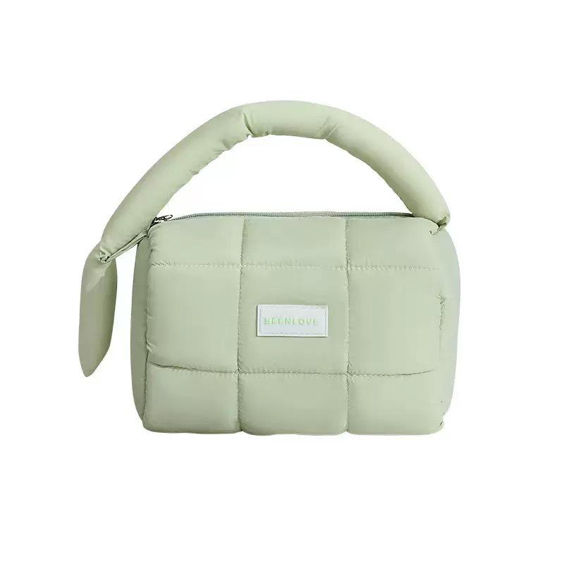 Candy Color Nylon Handbag: Large Capacity Makeup, Toiletries, and Skincare Storage Bag