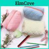 Heart Shape Plush Makeup Bag With Large Capacity For Students And Travel Storage