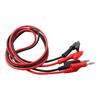 2 Stück 4 mm Bananenstecker auf Krokodilklemme Messleitungen 1 m Kabel