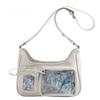 Borsa del Dolore Giapponese Borsa a Spalla a Tracolla Texture Piccola Cibo Pendolarismo Quotidiano Borsa Trasparente Donna