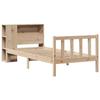 VidaXL Lit bibliothèque sans matelas 75x190 cm bois de pin massif 3321676