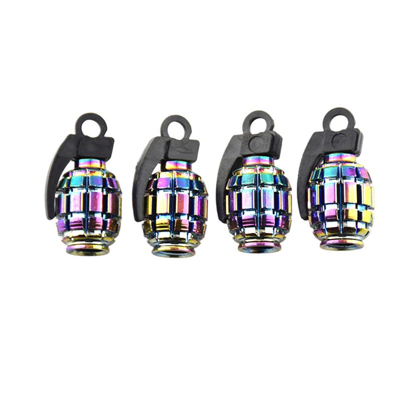 one piece Cars Bike Bicycle Trucks And Motorcycles DIY Accessories Multicolor Tire Valve Stem Caps Universal Stem Covers