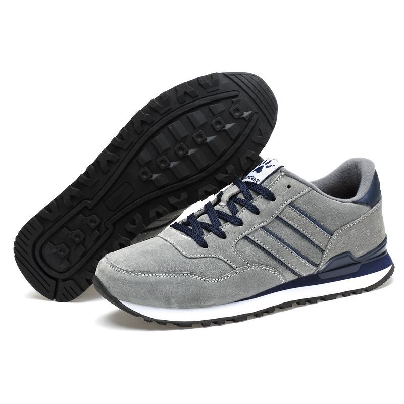 Men's Spring and Fall Comfortable and Breathable Sports Shoes Low-top Plus Size Lace-up Outdoor Balance Travel Shoes