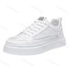 Men Shoes 2025 Breathable Sports Casual Board Shoes Student Outdoor Thick Sole Comfortable Anti Slip Lace Up Vulcanized Shoes