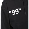 Off-White Ss19 Back Print Loose Hoodie Men hoodies Black OMBB037R19B970011088