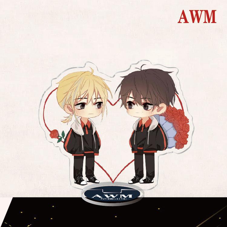 Game Anime Acrylic Cosplay Character Stand Acrylic Figure Stand Model Painted Desk Decor Ornament Gift