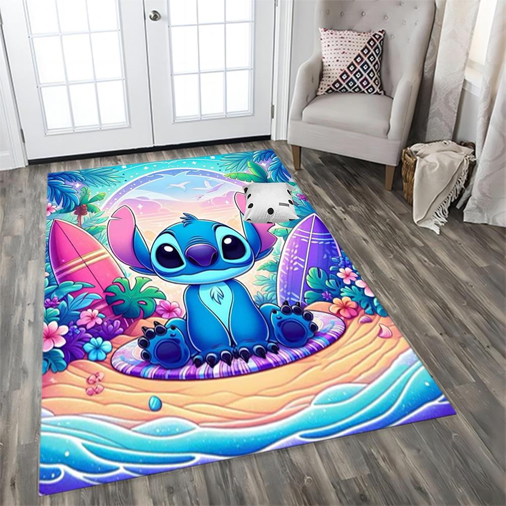 Stitch Angelic Fantasy for Living Room rug, Bedroom, Study Room, Hallway Decoration, Perfect for Home Decoration or Holiday Gifts