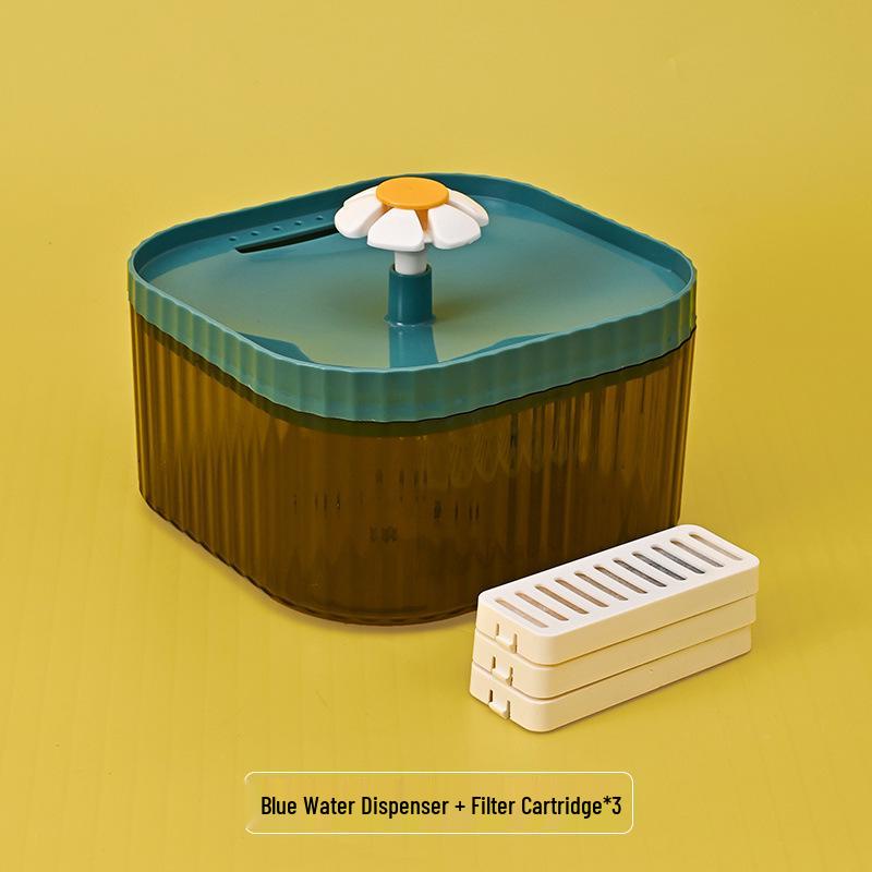 Smart Pet Water Fountain with Automatic Circulation and Filtered Flow for Cats and Dogs