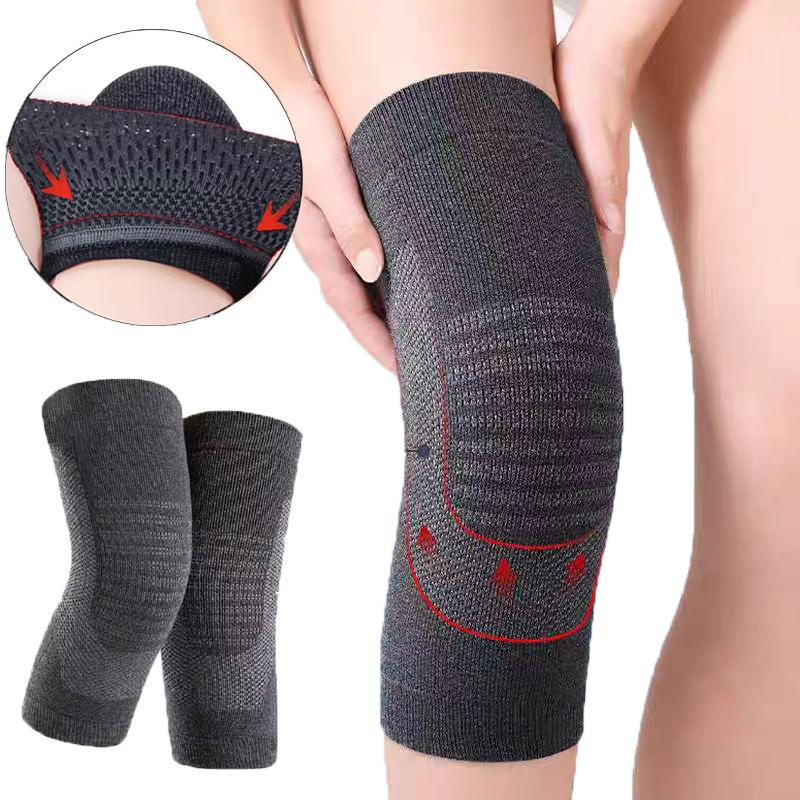 Knee Pads Air-conditioned Room Old Cold Legs Thickened Warm Cold-proof Leg Pads Outdoor Cycling Running Non-slip Breathable Sports Knee Pads