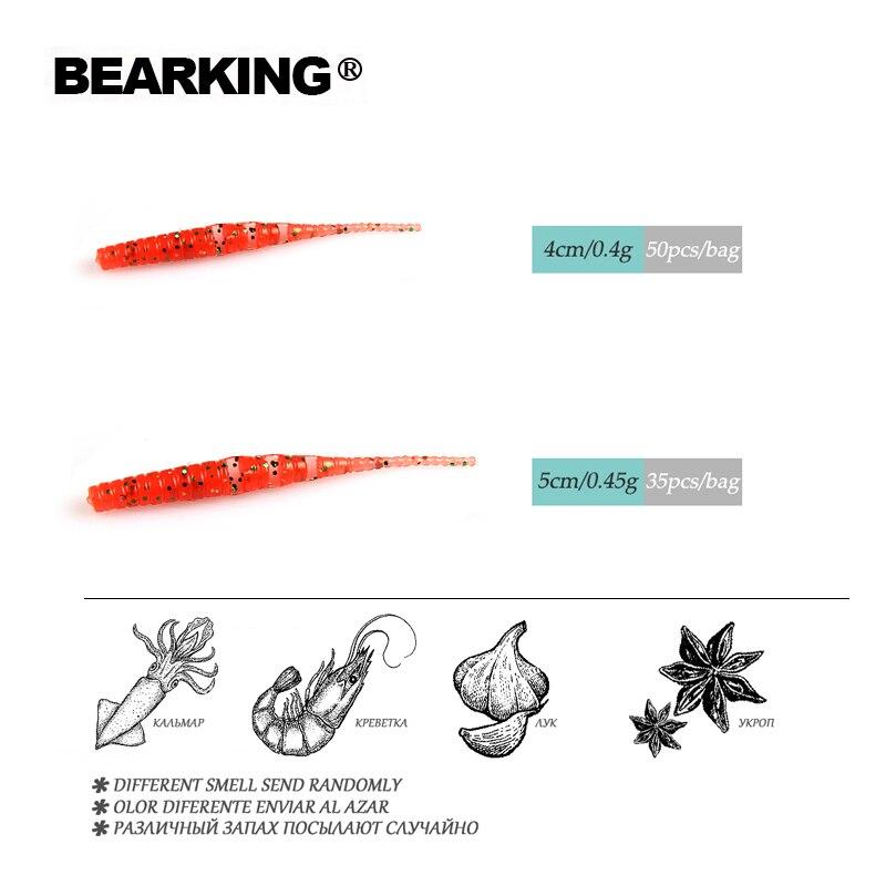 BEARKING Naluci de pescuit Polaris 4cm Naluca moale Momeala artificiala Predator Tackle Jerkbaits pentru stiuca si bas