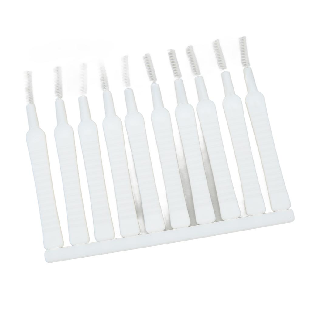 10 Stück Mini Duschkopf Reinigungsbürste Kratzfest Rutschfest Kleine Loch Nylon Reinigungsbürste für Düsenverstopfungen