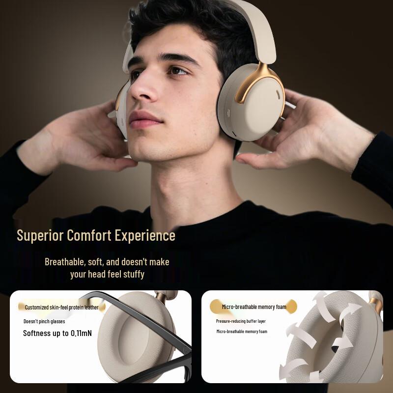 PVF XM8 Wireless Active Noise Cancelling Gaming Headphones