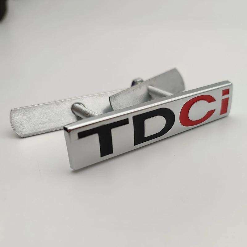 3d Metal Logo TDCI Odznaka Samochód Przedni Grill Emblem Trunk Naklejka Dla Fcous Mondeo C Max Fusion Fiesta TDCI Naklejki Akcesoria