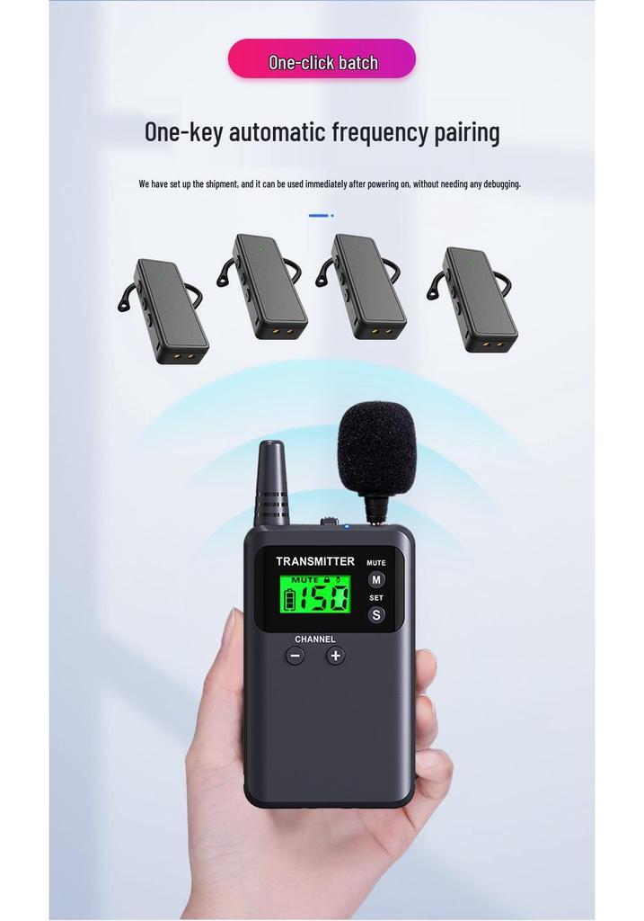 Wireless One-to-Many Tour Guide & Museum Interpreter Earphone System