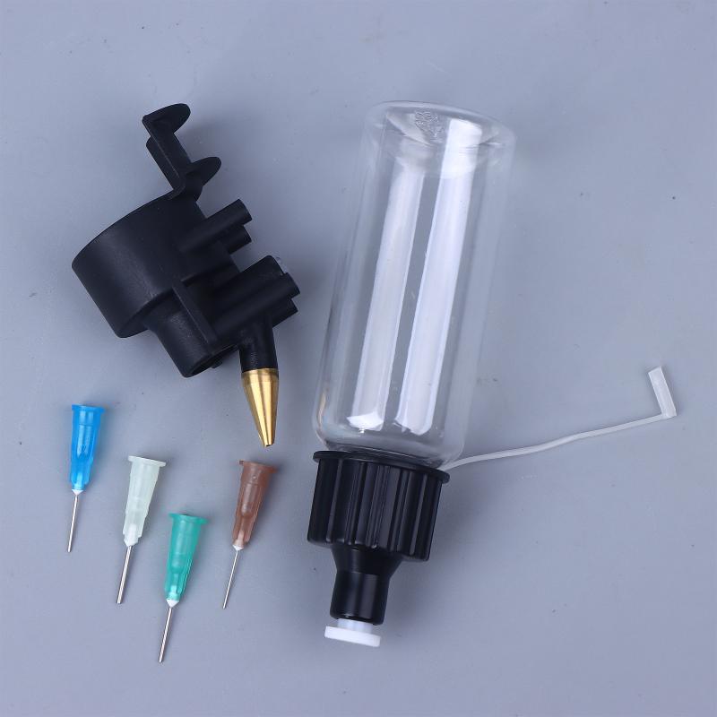 Airbrush Kit With 50Ml Special Bottle & 0.2Mm/0.3Mm/0.5Mm/0.8Mm Disposable Nozzle No-Clean Air Brush Tool Spray Module