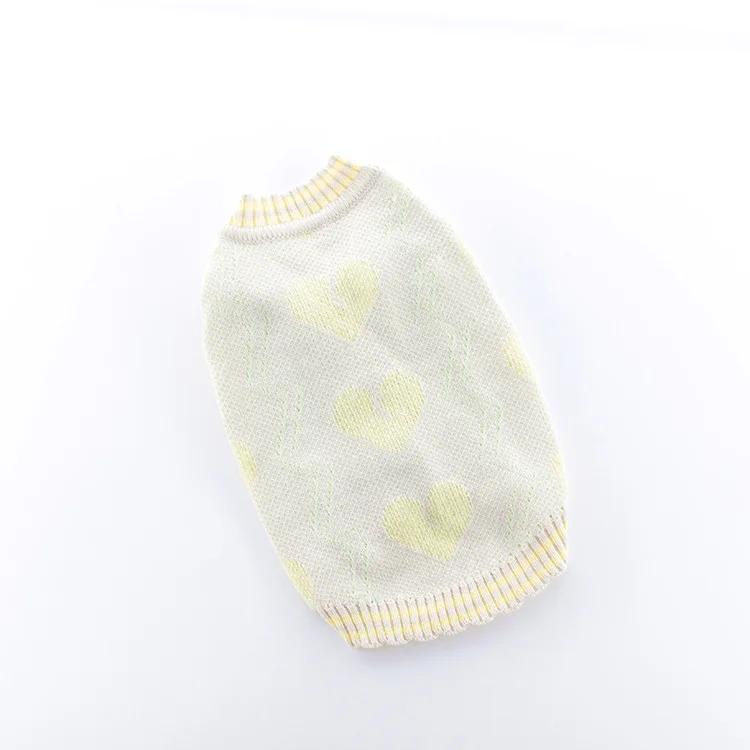 

Pet осень/зима Love свитер собака вязаная нижняя часть пальто Тедди одежда Love Dogs свитер кардиган для собак Одежда для маленьких собак L