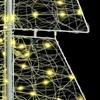 Christmas Tree with 240 LEDs Warm White 180 cm Acrylic