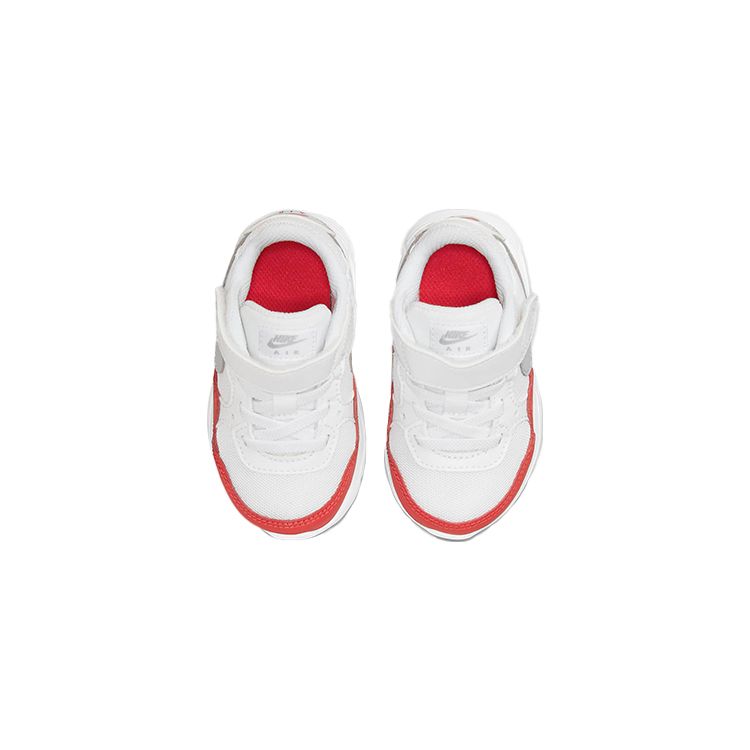 Nike Air Max SC TD White University Red Baby Sneakers Black Wolf-Grey CZ5361-108
