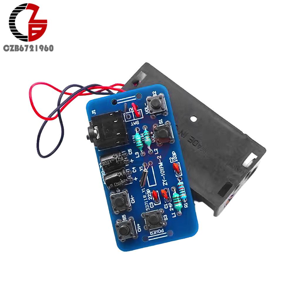 87-108MHz Digital FM Stereo Radio Receiver Module Wireless Transmitter Receiver DIY Electronic Production Training Welding Kits