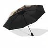 1pc Manga Character Inspired Outdoor Umbrella - Automatic Opening/Closing, Portable 3-Fold Design with 8-Rib Iron Frame - Perfect Gift for Fans, Trave