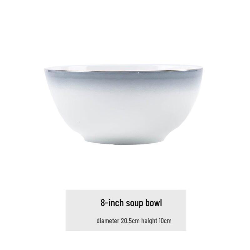 

Gradient Grey Glazed Ceramic Tableware Collection