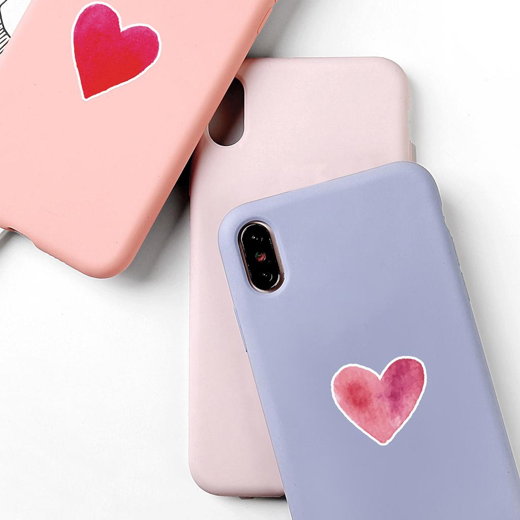 50 Valentine's Day Love Doodle Stickers Luggage Laptop Skateboard Mobile Phone Waterproof Decorative Stickers