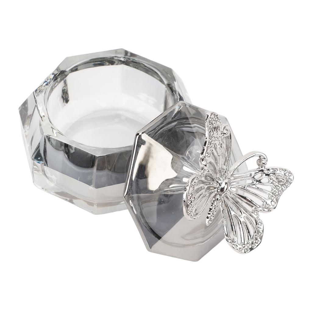 Tazza per Nail Art in Vetro Trasparente Tazza Dappen per Nail Art Multifunzionale a Grande Capacità