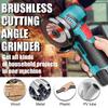 Mini 19500 rpm Brushless Angle Grinder Polishing Machine Diamond Cutting Power Tool With 3pcs cutting Disc 1500W 12V