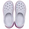 Crocs Clogs Round Toe Thick Sole Hole Shoes Women Clogs White Purple 211355-5BV