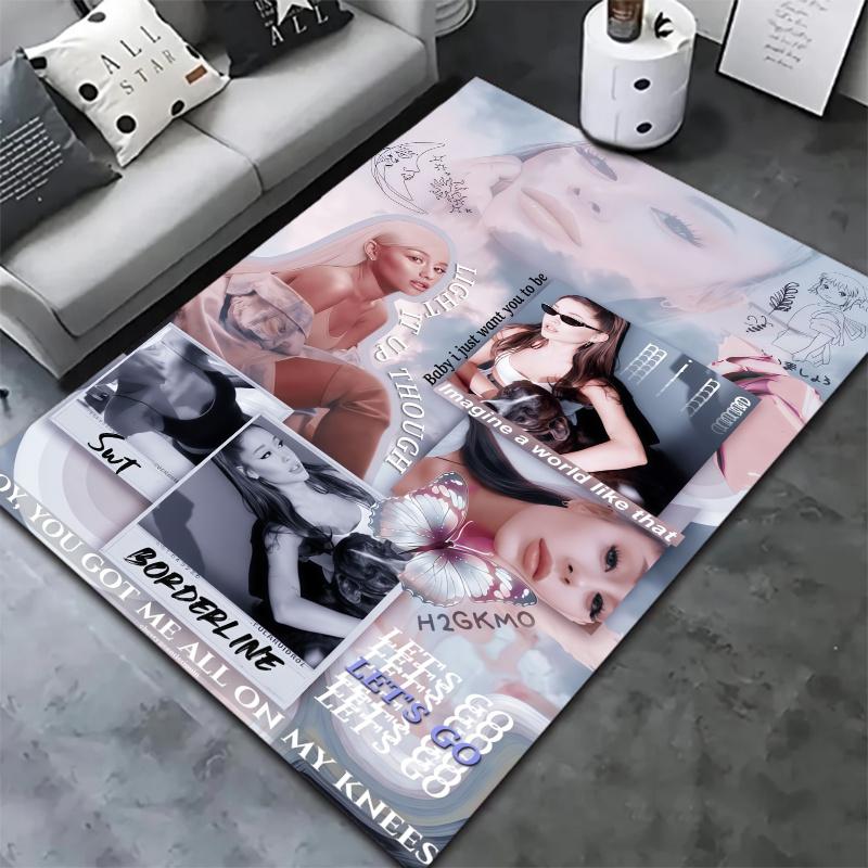 Ariana Grande Carpet Rug for Living Room Bedroom Home Sofa Decoration,Kids play Nonslip Floor Mat
