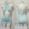New Ice Silk Lace Pajamas with Chest Pad - Sexy French Camisole Nightdress