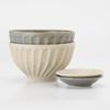 Aito Seisakusho Pair of Mino Ware Bowls diameter x 8cm and Small Plates Perfect as a Dishwasher and Microwave Perfect for and Made in Product 113517