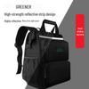 Green Forest Men's Double Shoulder Tool Backpack – Multifunctional, Durable Canvas Repair Bag for Electricians