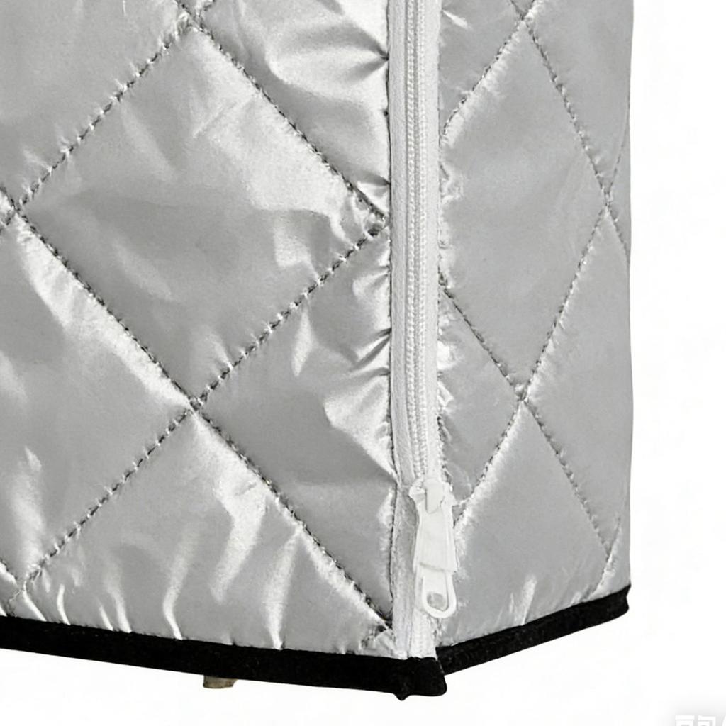 Calentador de agua sin tanque de 40x33x72cm Cubierta de invierno para electrodoméstico de cocina aislado Manta con cremalleras Cubierta para recinto de calentador de agua alfombra
