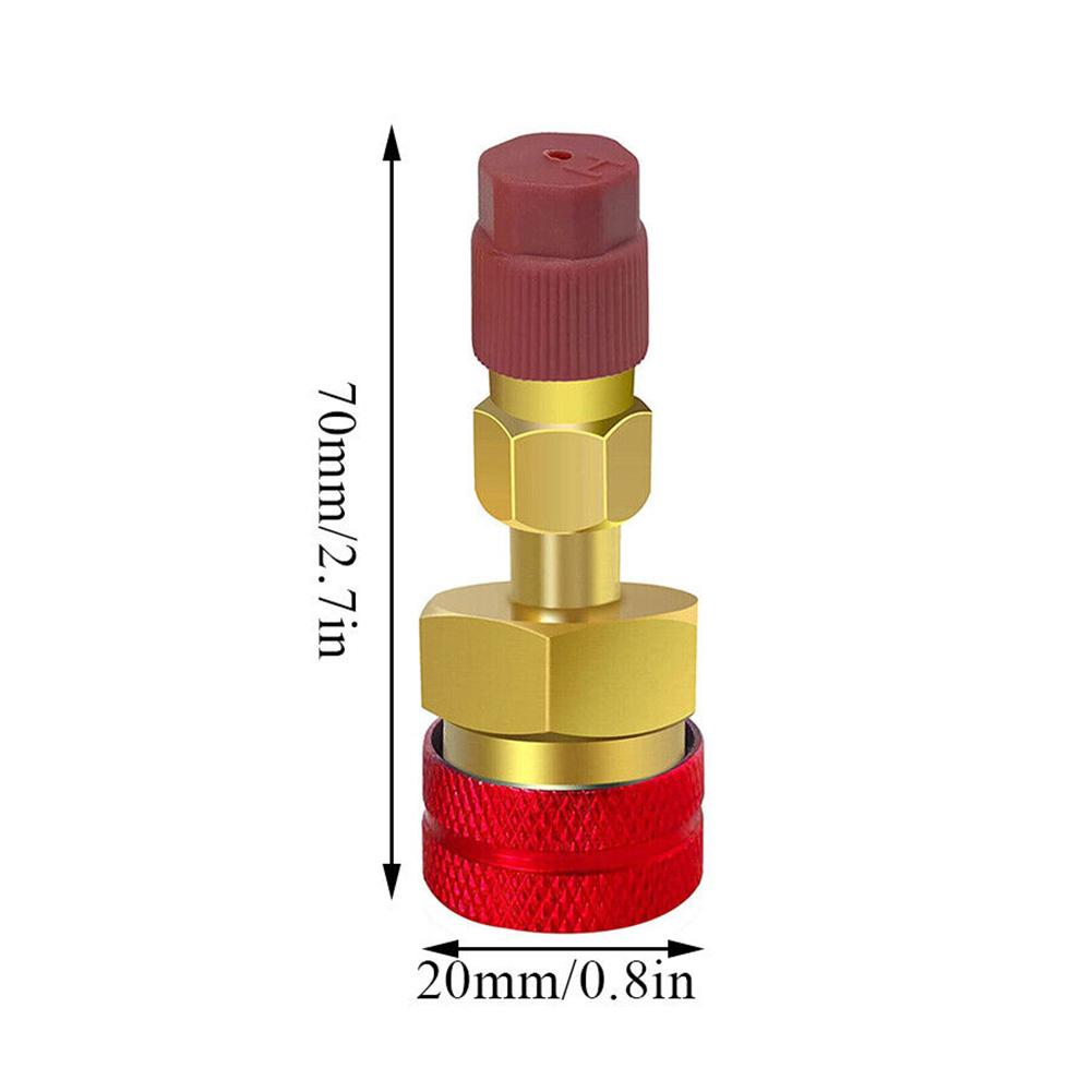 R1234YF Low Side Quick Connector For Car Airconditioning 14mm Female X 1/4" SAE Male Connector Adapter Tool