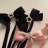 Long Ribbon Bowknot Hair Clip Sweet Girl Ballet Hairpin Women Hair Styling Accessories for Thin Hair French Barrettes