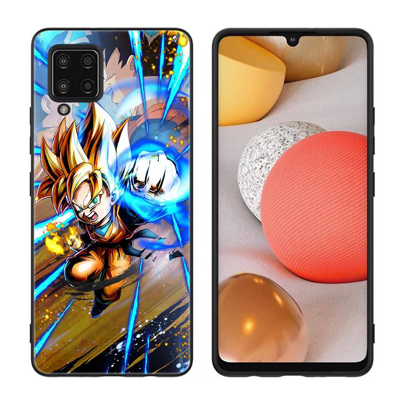 Husa din Japonia Anime Kid Goku pentru Samsung Galaxy A12 A02S A22 A32 A52 A72 A71 A51 A41 A31 A21 A11 A50 A70 A10S A20S Husa moale neagra